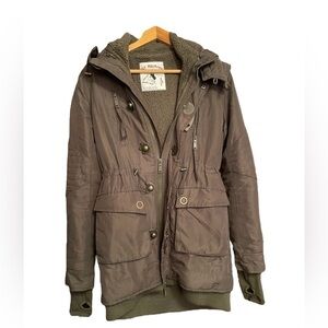 SLY Military Women’s Jacket 2 in 1 -Size Small Fleece Lining worn as Vest